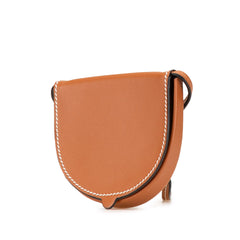 Mini Soft Calfskin Heel Pouch