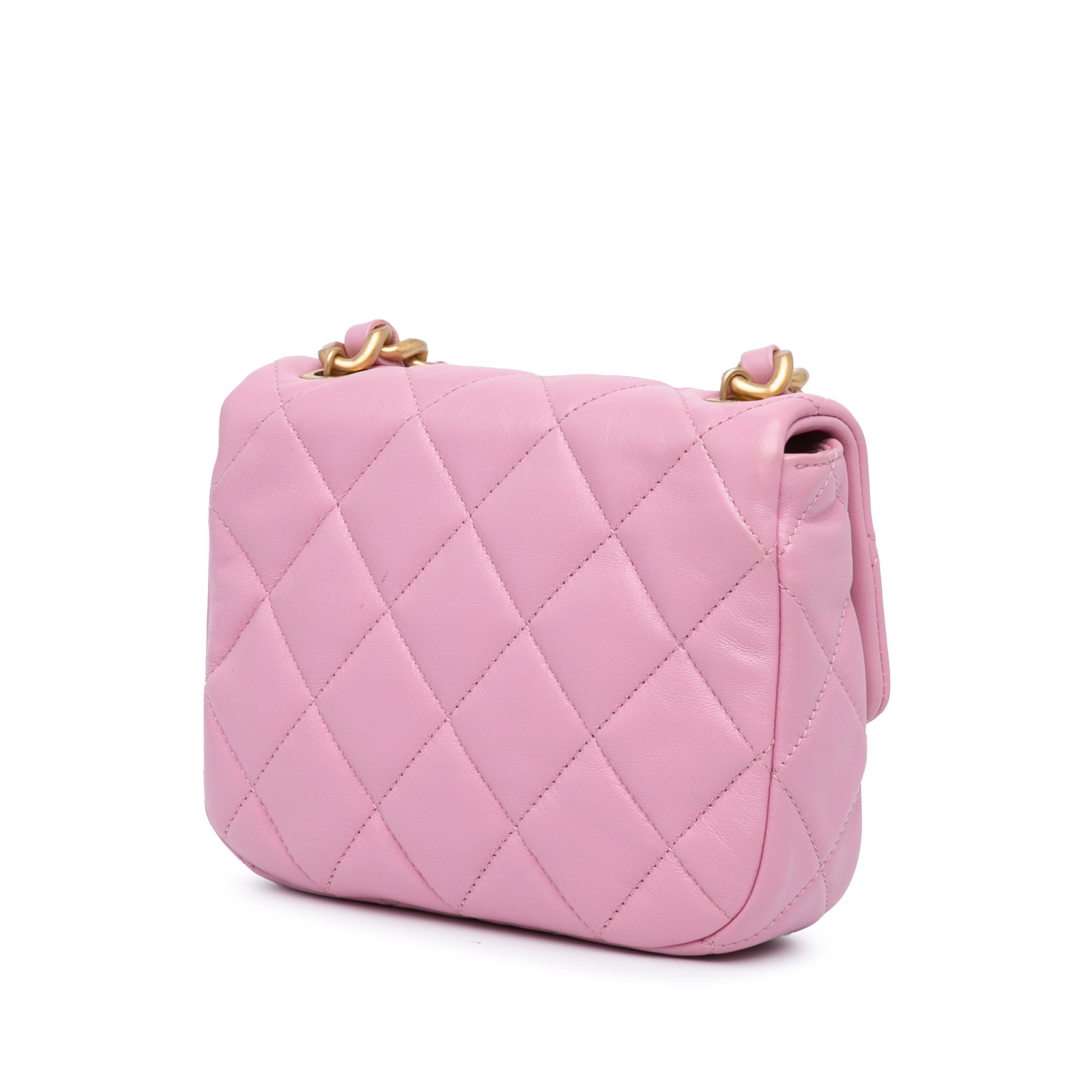 Mini Quilted Lambskin Candy Chain Crossbody