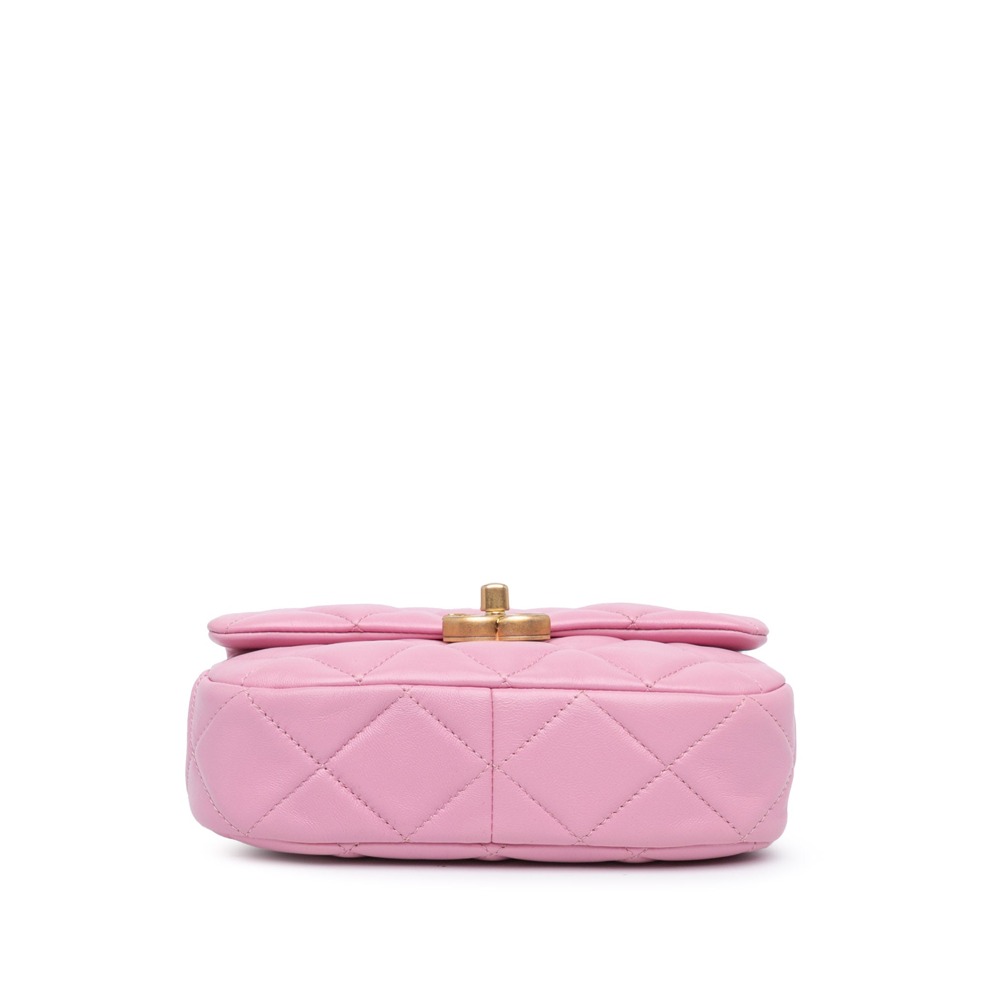 Mini Quilted Lambskin Candy Chain Crossbody