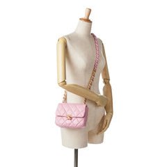 Mini Quilted Lambskin Candy Chain Crossbody