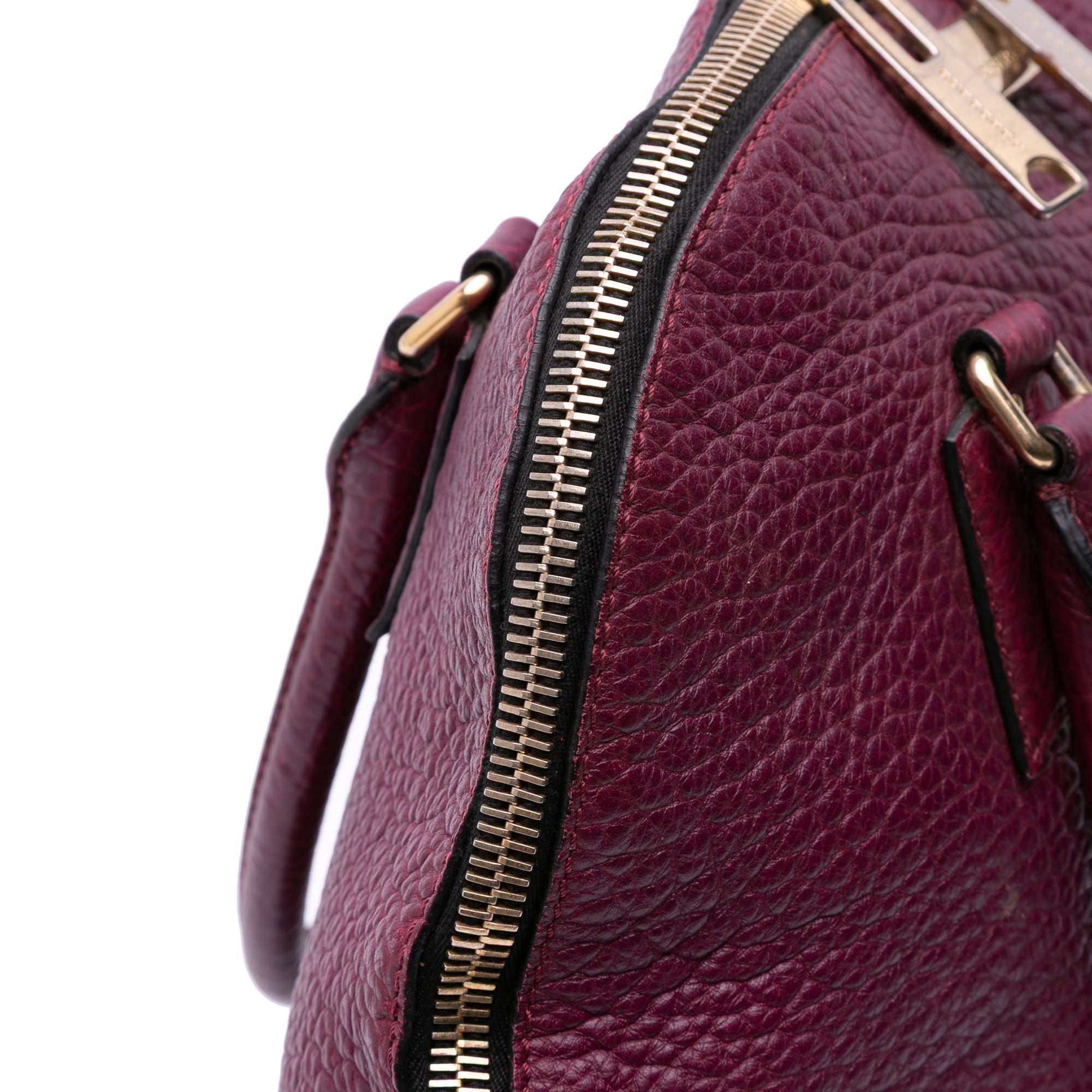 Medium Grained Calfskin Heritage Orchard Bowling Bag