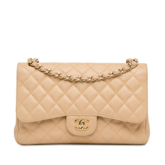 Jumbo Classic Caviar Double Flap_0