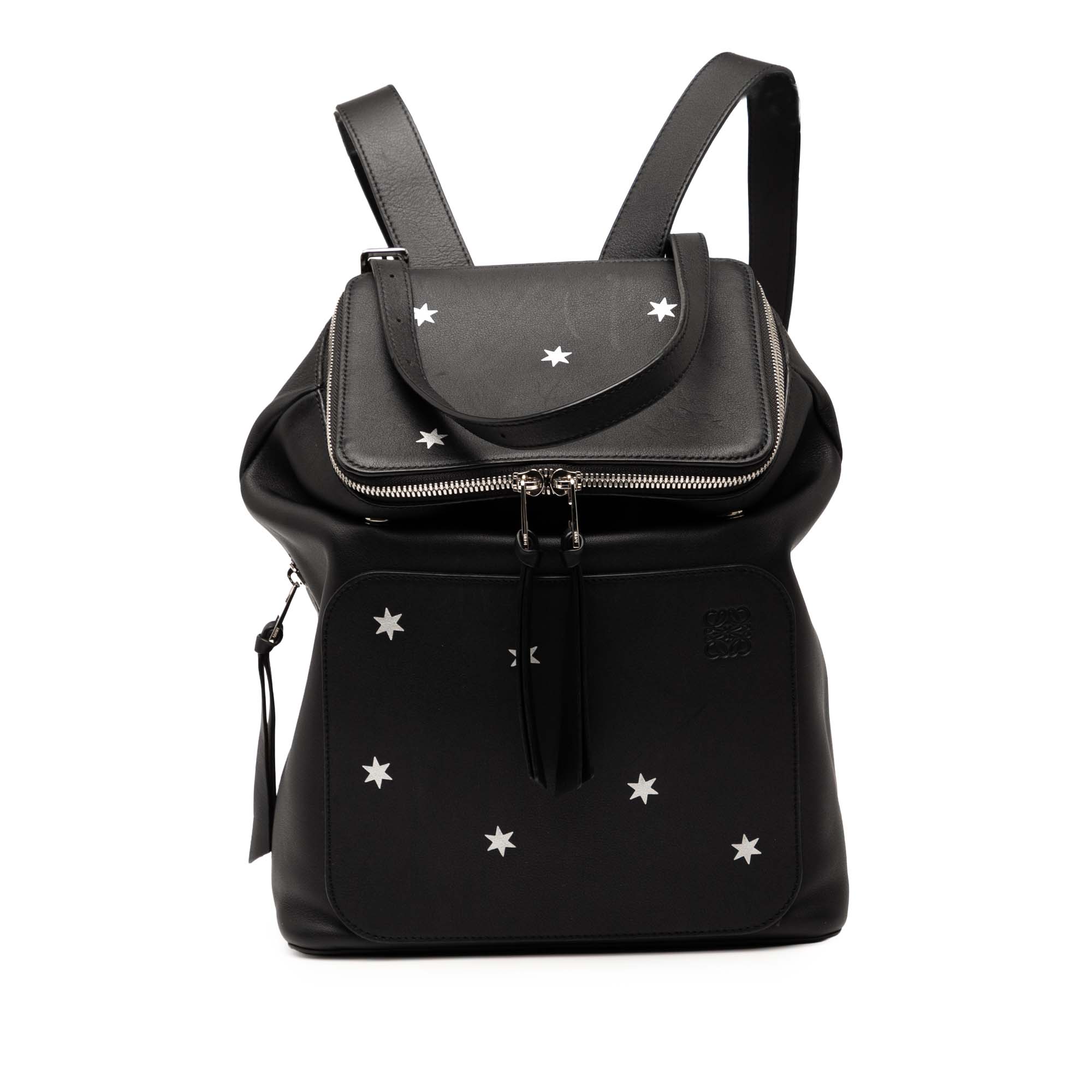 Small Leather Goya Stars Backpack