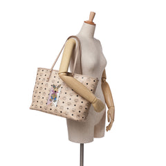 Medium Visetos Rabbit Shopper Tote