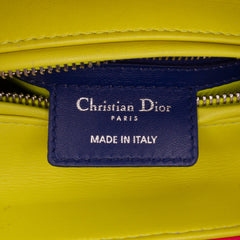 Medium Tricolor Lambskin Cannage Lady Dior
