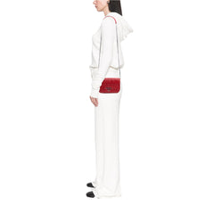 Nappa Gaufre Chain Flap Bag