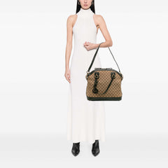 Large GG Canvas Charm Dome Satchel