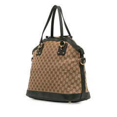Large GG Canvas Charm Dome Satchel