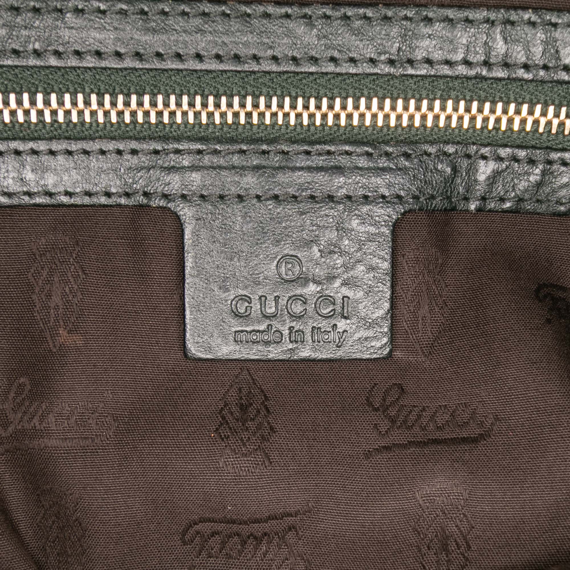 Large GG Canvas Charm Dome Satchel