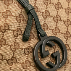 Large GG Canvas Charm Dome Satchel