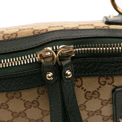Large GG Canvas Charm Dome Satchel