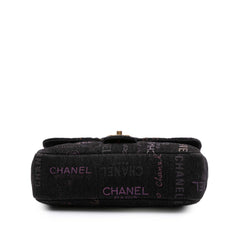 Medium Quilted Denim Mood Flap