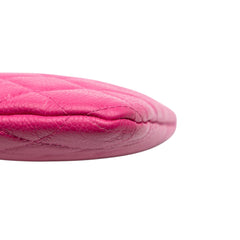 Small Quilted Caviar O Case Clutch
