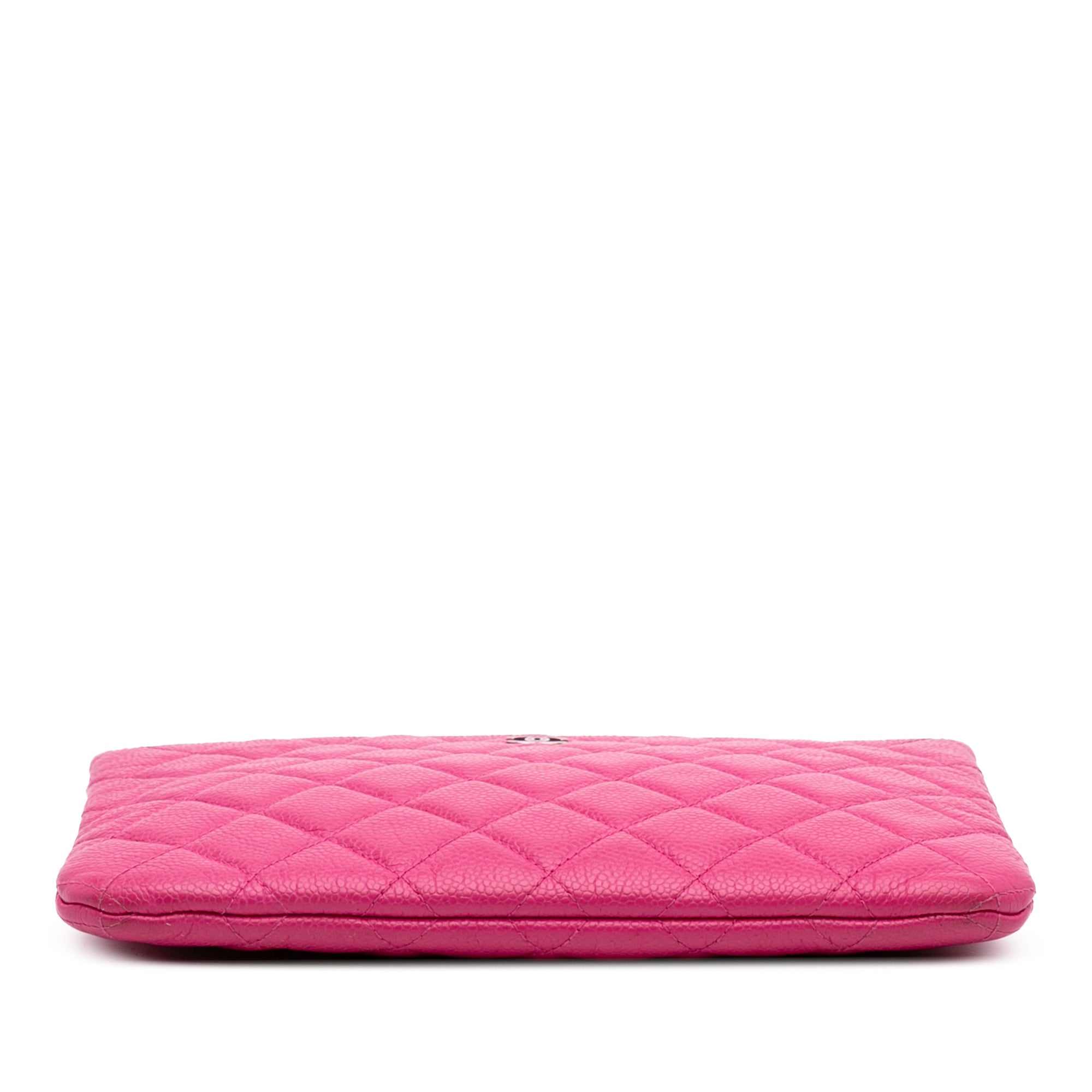 Small Quilted Caviar O Case Clutch