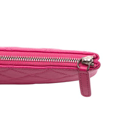 Small Quilted Caviar O Case Clutch