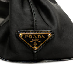 Tessuto Canapa Logo Bow Satchel