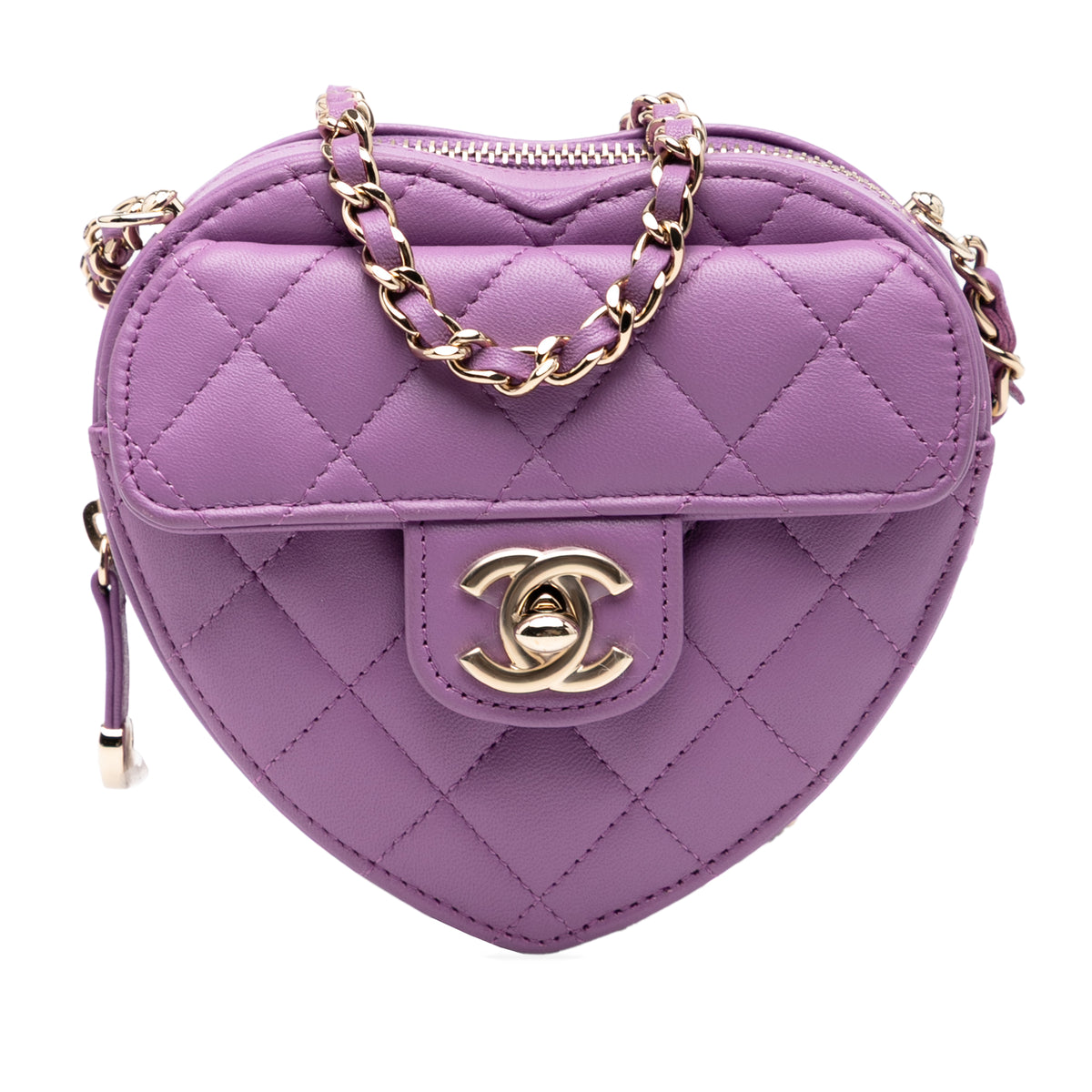 Mini Lambskin CC in Love Heart Crossbody
