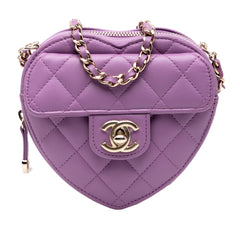 Mini Lambskin CC in Love Heart Crossbody