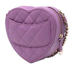 Mini Lambskin CC in Love Heart Crossbody