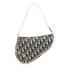 Mini Diorissimo Coated Canvas Saddle Pochette