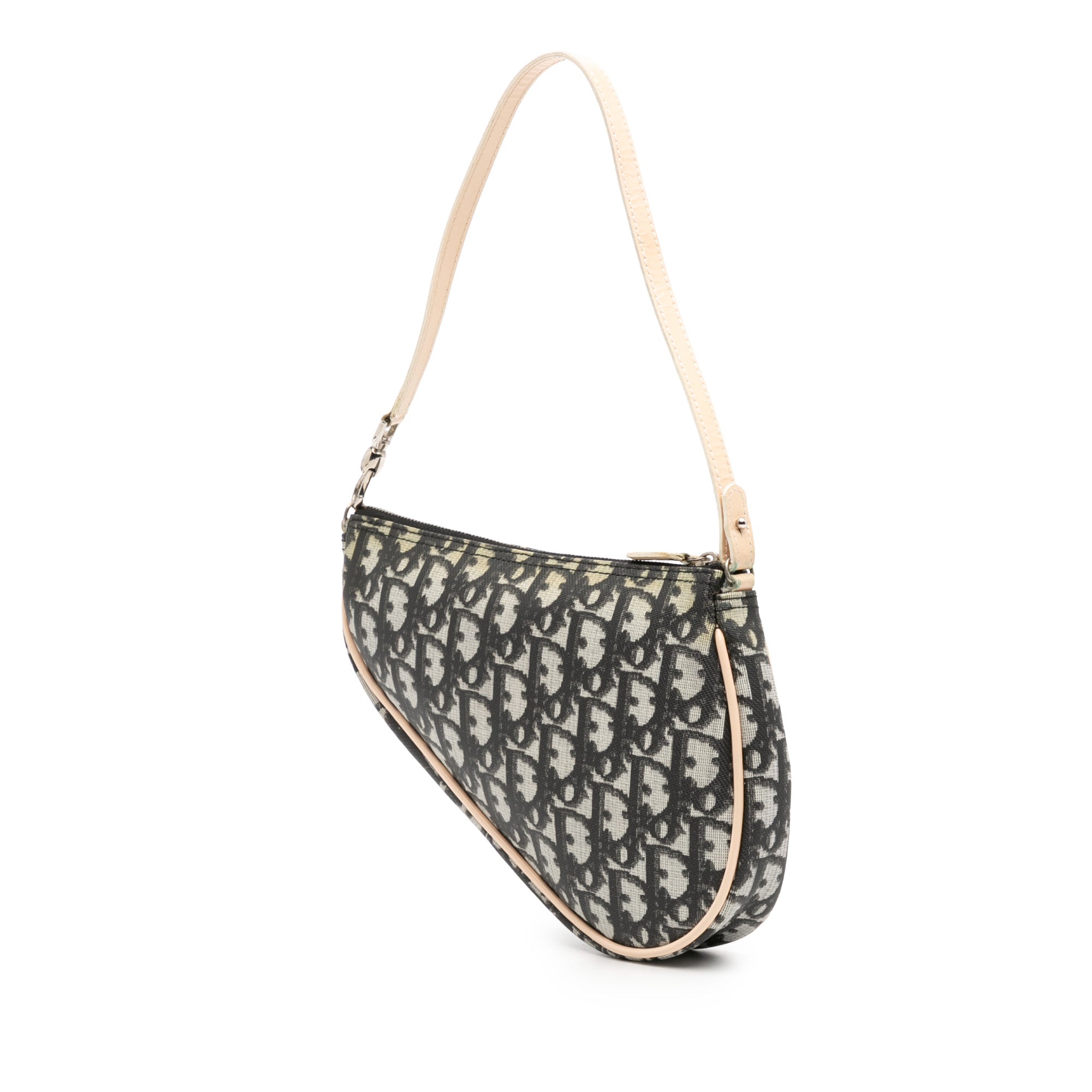 Mini Diorissimo Coated Canvas Saddle Pochette