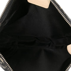 Mini Diorissimo Coated Canvas Saddle Pochette