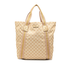 GG Canvas Web Tote