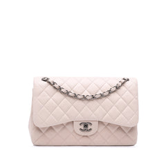 Jumbo Classic Lambskin Double Flap