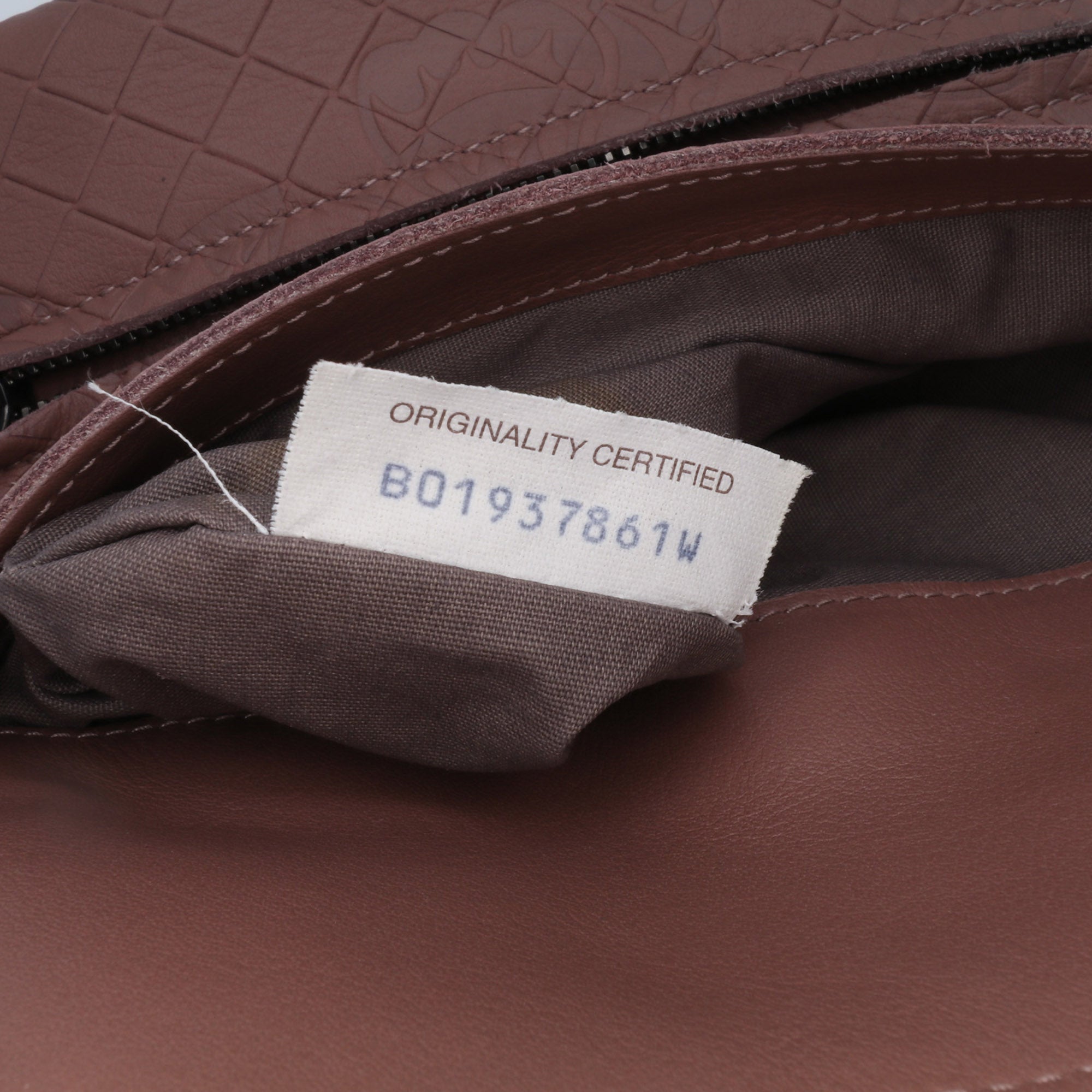 Small Calfskin Intrecciomirage Embossed Butterfly Chain Crossbody