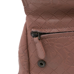 Small Calfskin Intrecciomirage Embossed Butterfly Chain Crossbody