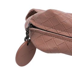 Small Calfskin Intrecciomirage Embossed Butterfly Chain Crossbody