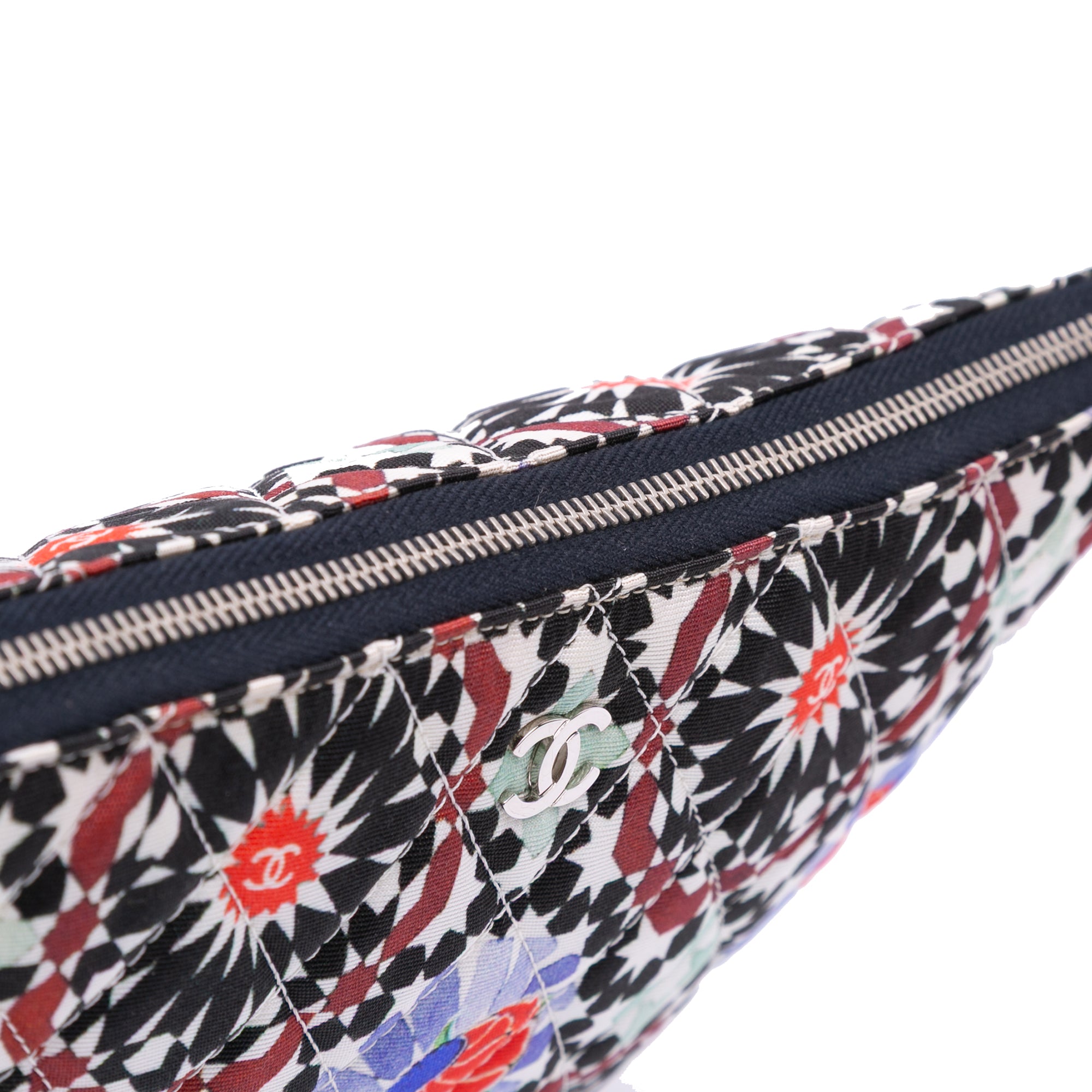 Paris Dubai Medium Printed Canvas Cosmetic Case