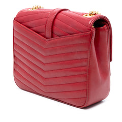 Small Chevron Lambskin Monogram Sulpice Bag