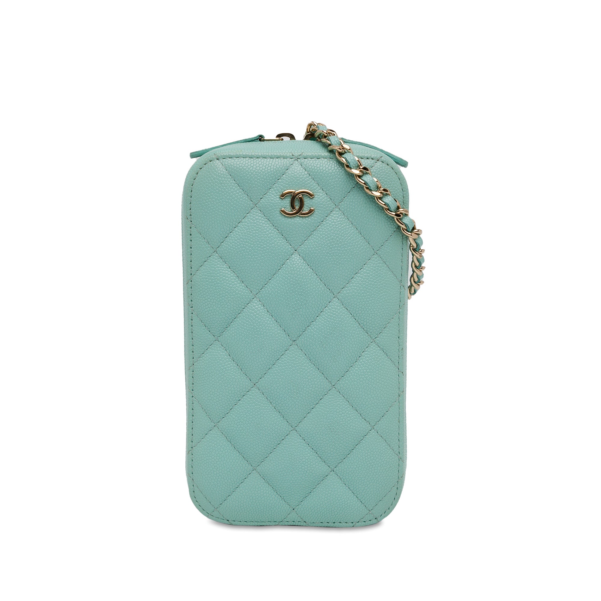 CC Quilted Caviar Zip Phone Case_0