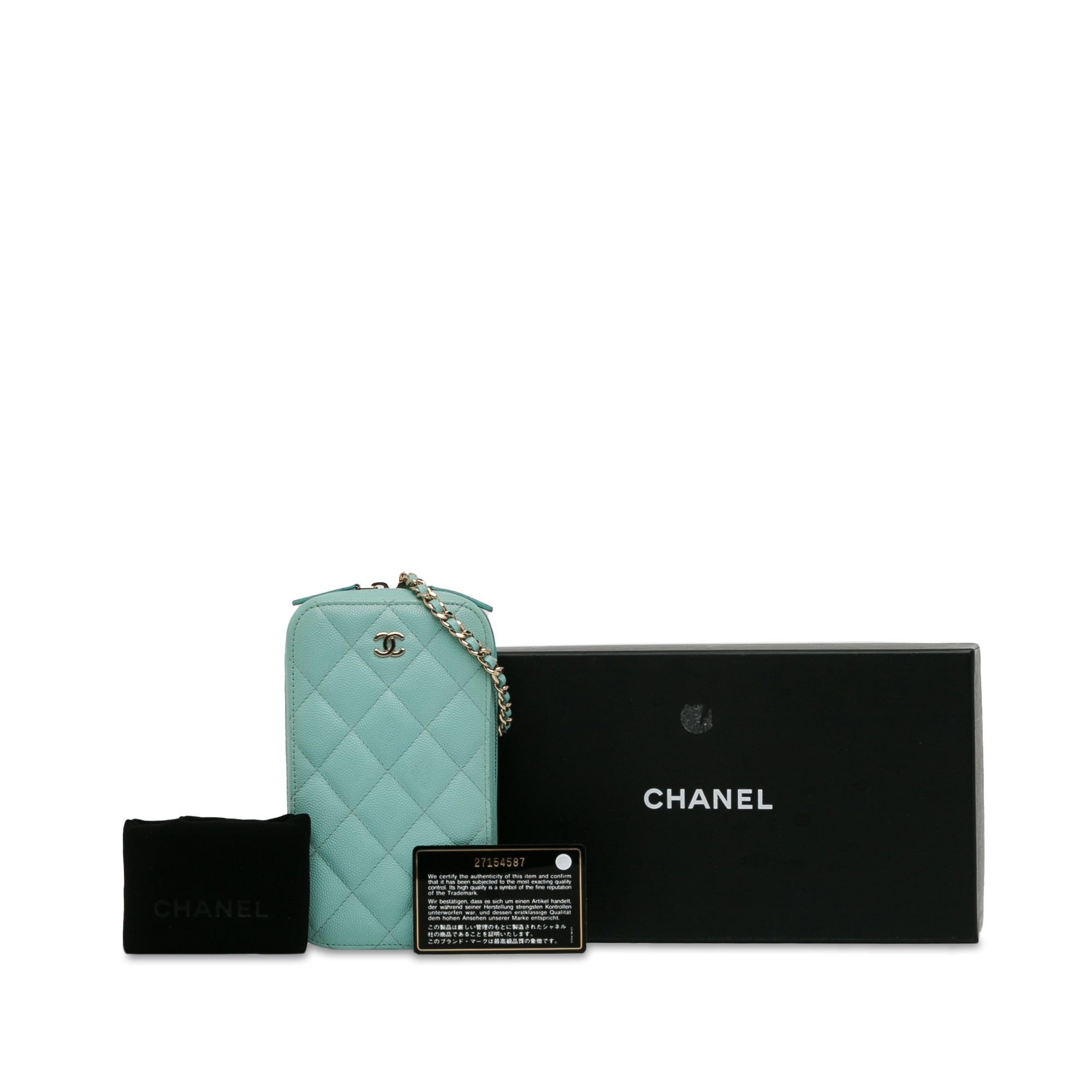 CC Quilted Caviar Zip Phone Case_9