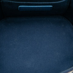 CC Quilted Denim Trip Vanity Case with Chain