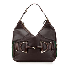 Leather Web Horsebit Heritage Hobo
