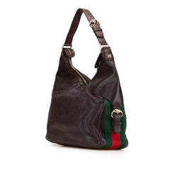 Leather Web Horsebit Heritage Hobo