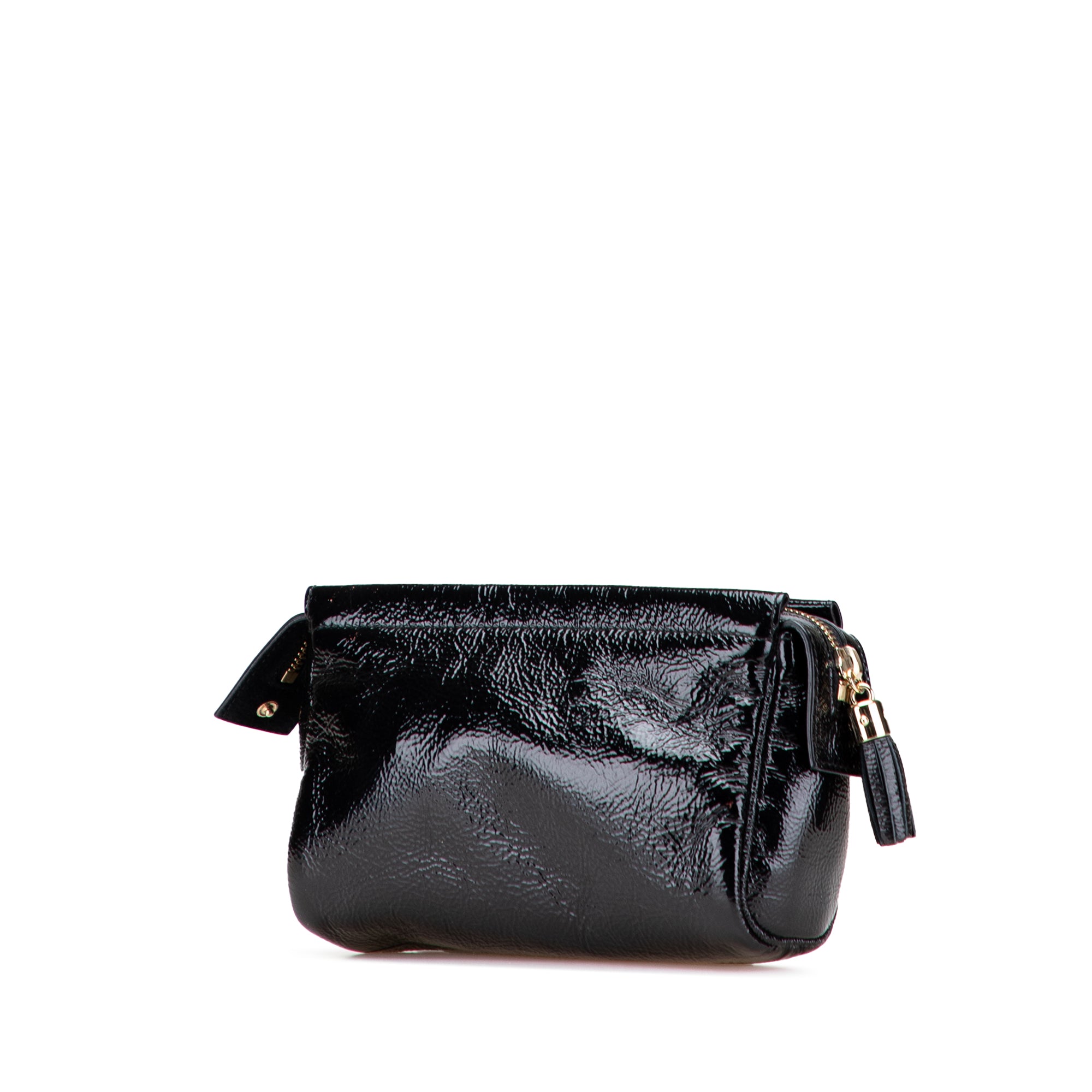 Soft Patent Soho Clutch