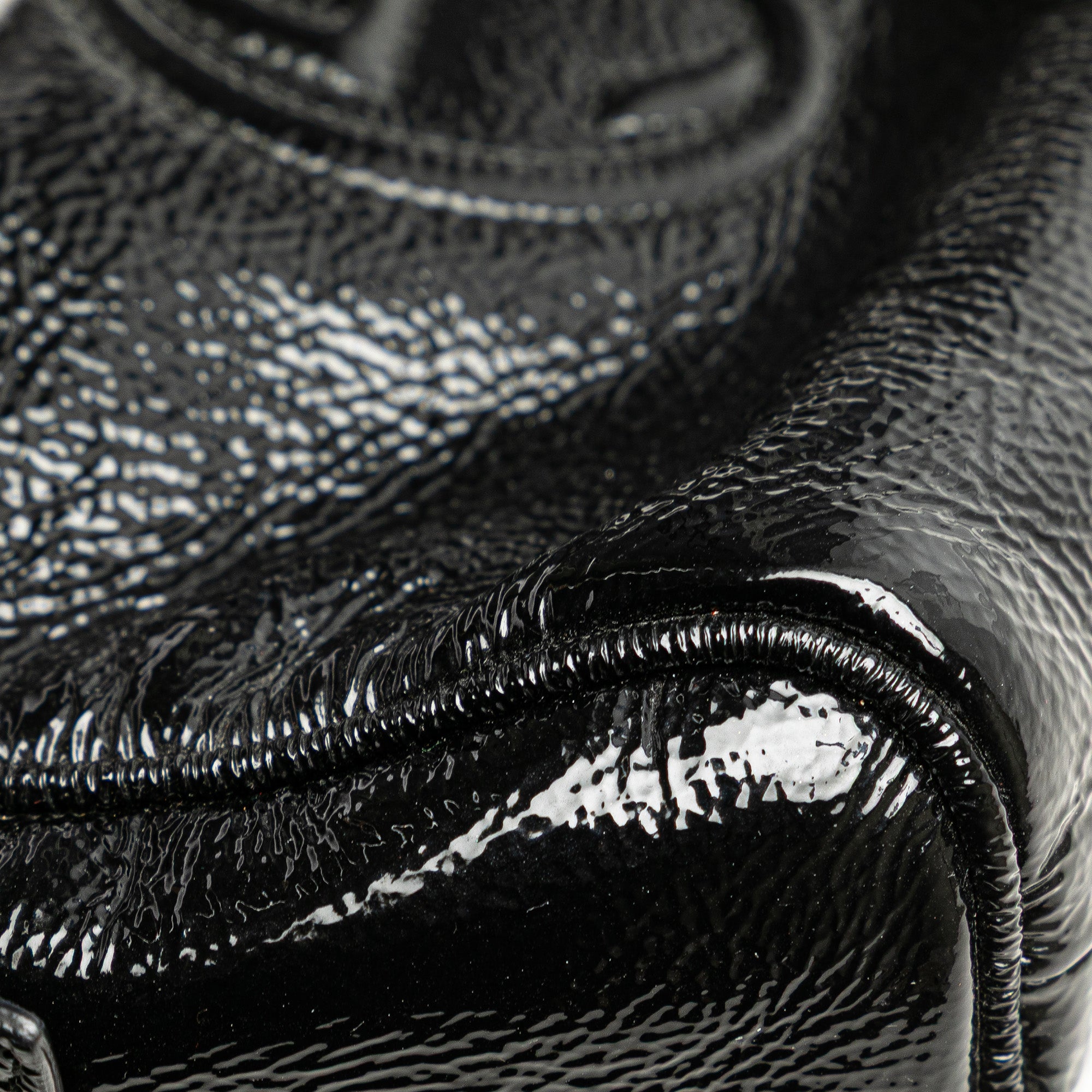 Soft Patent Soho Clutch