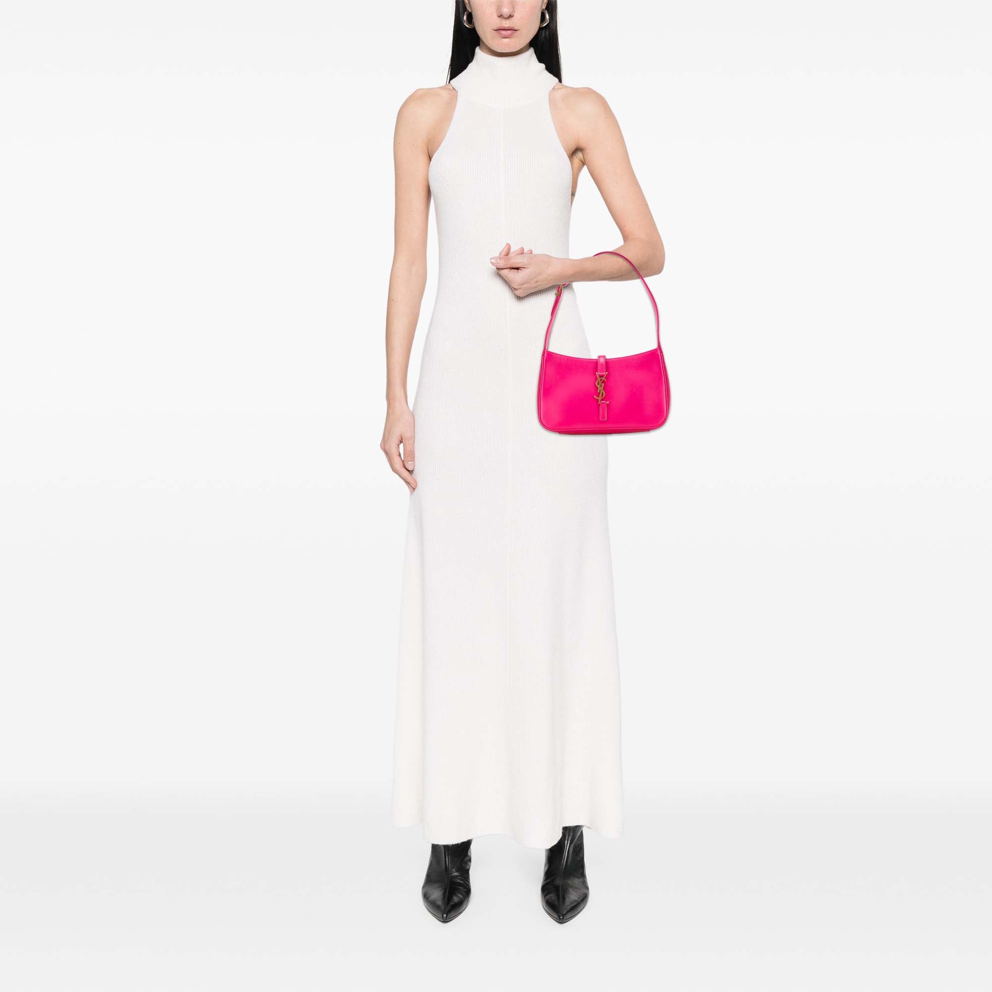 Smooth Leather Le 5 a 7 Shoulder Bag