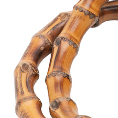 Medium Calfskin Bamboo Shopper Satchel