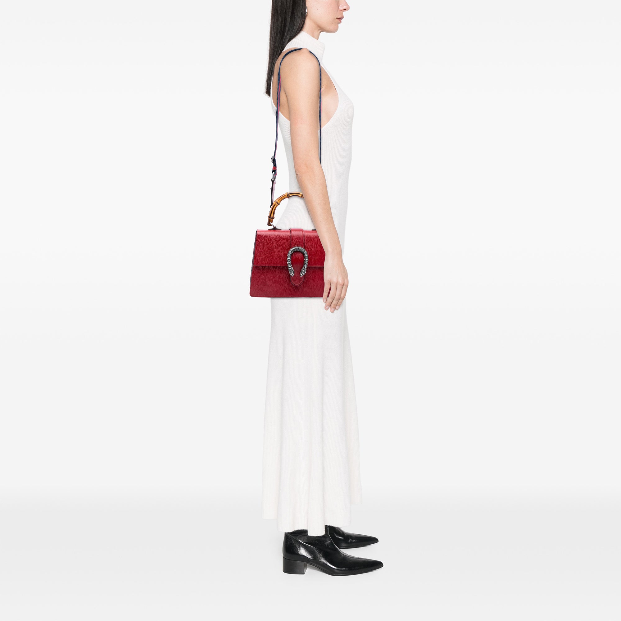 Medium Bamboo Dionysus Web Satchel