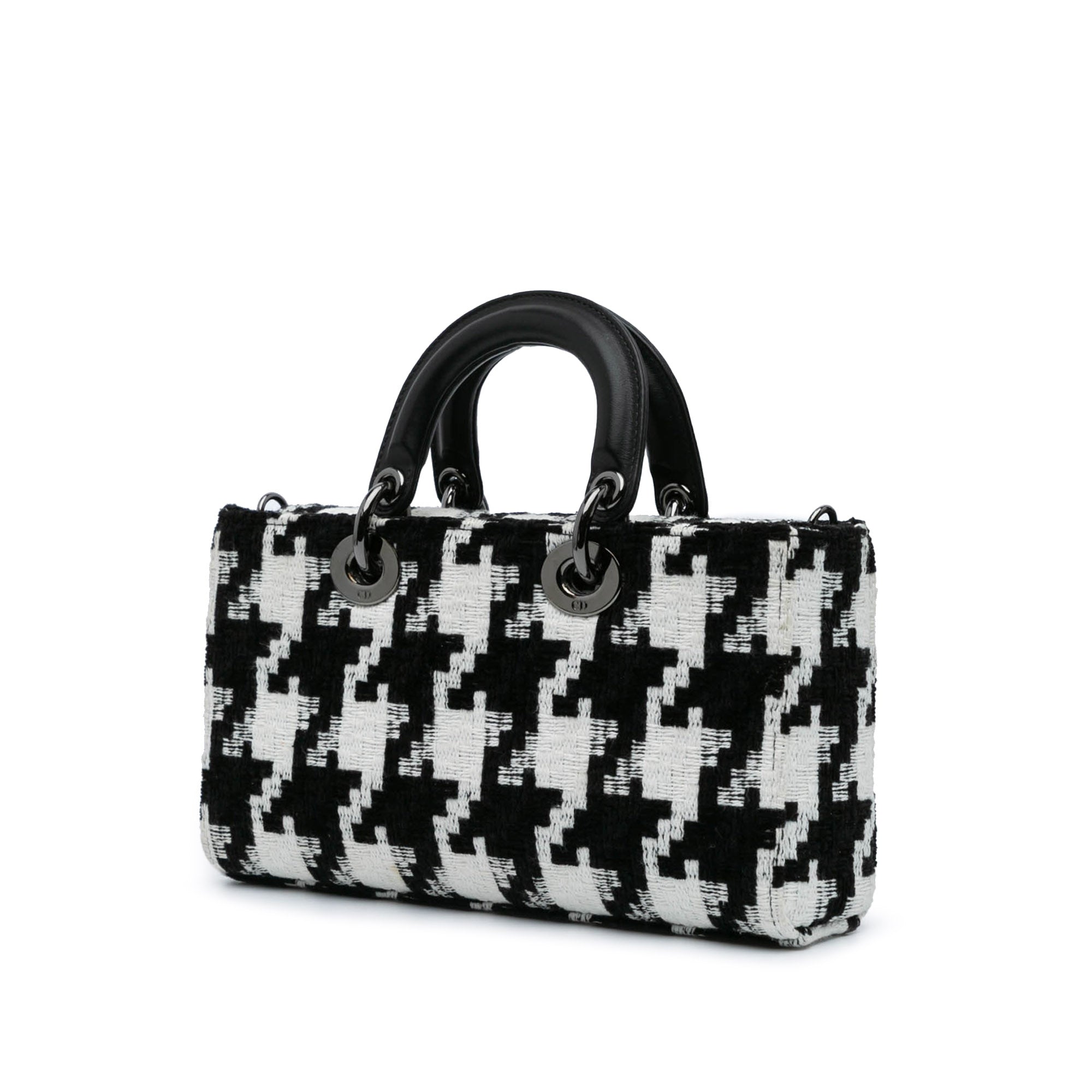 Medium Canvas Macro Houndstooth Lady D Joy