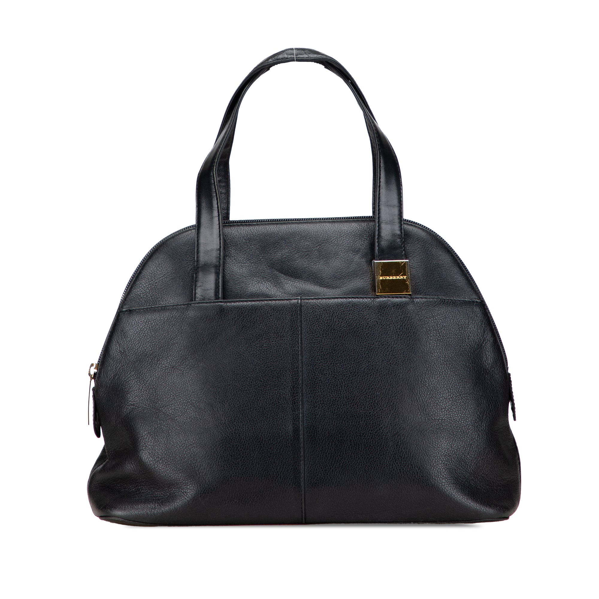 Leather Dome Handbag