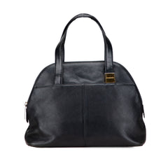 Leather Dome Handbag