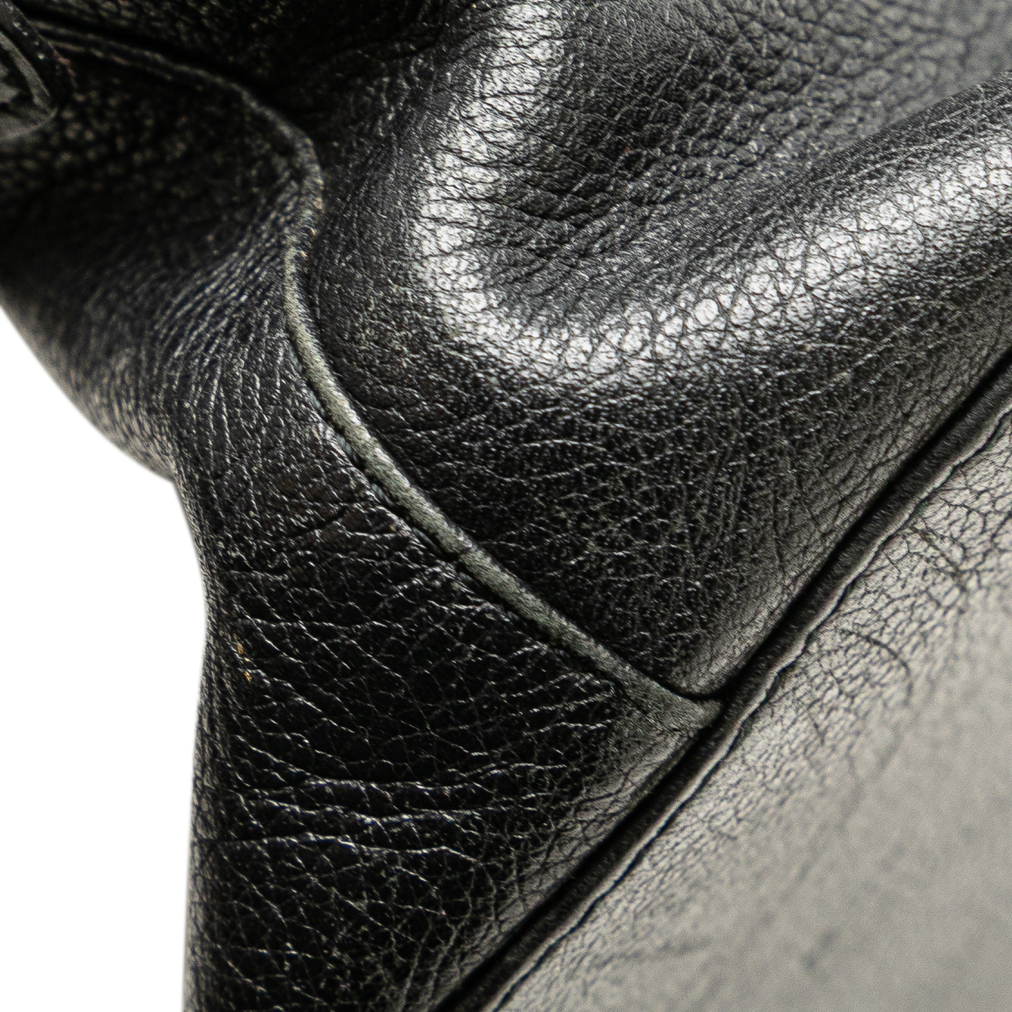 Leather Dome Handbag