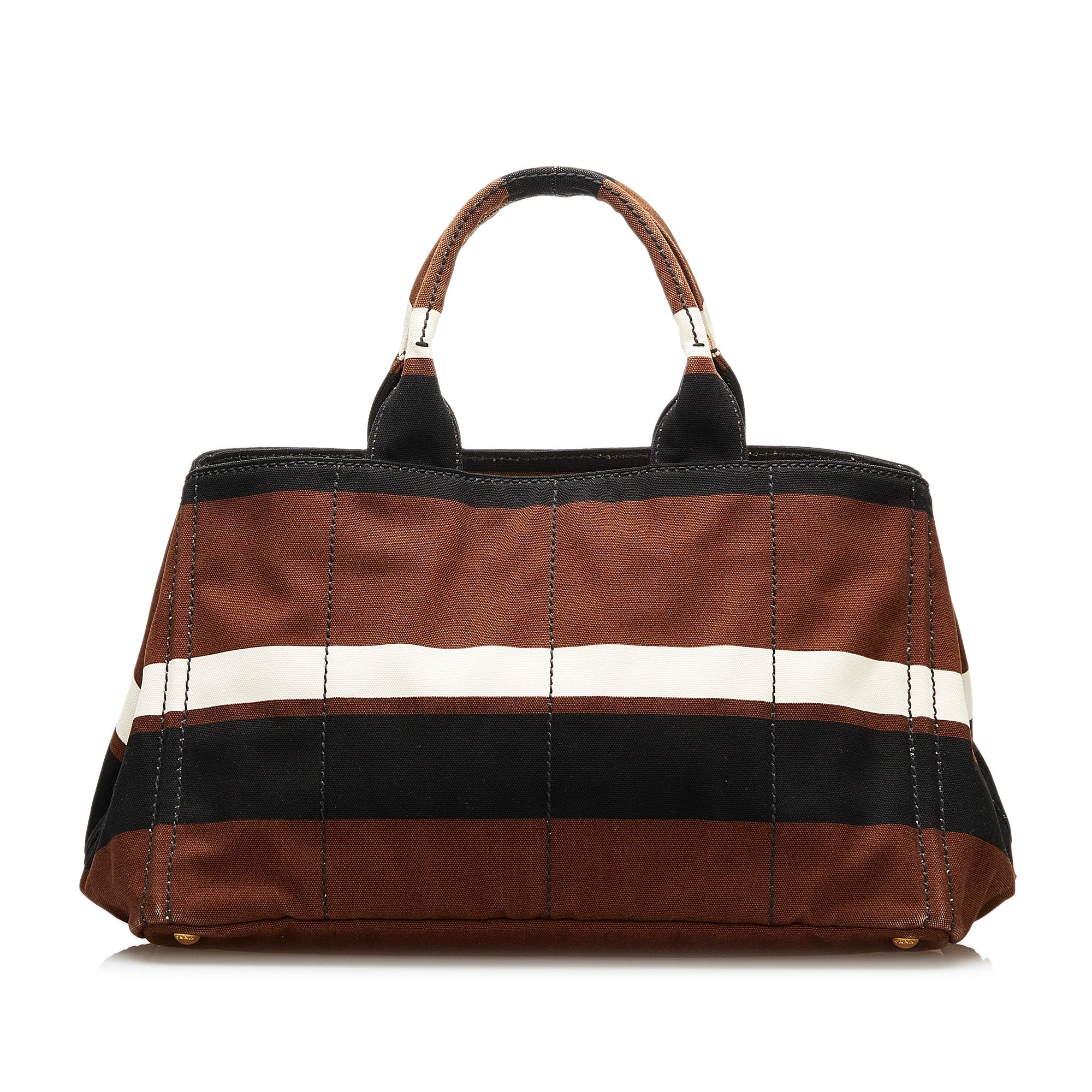 Striped Canapa Handbag_0