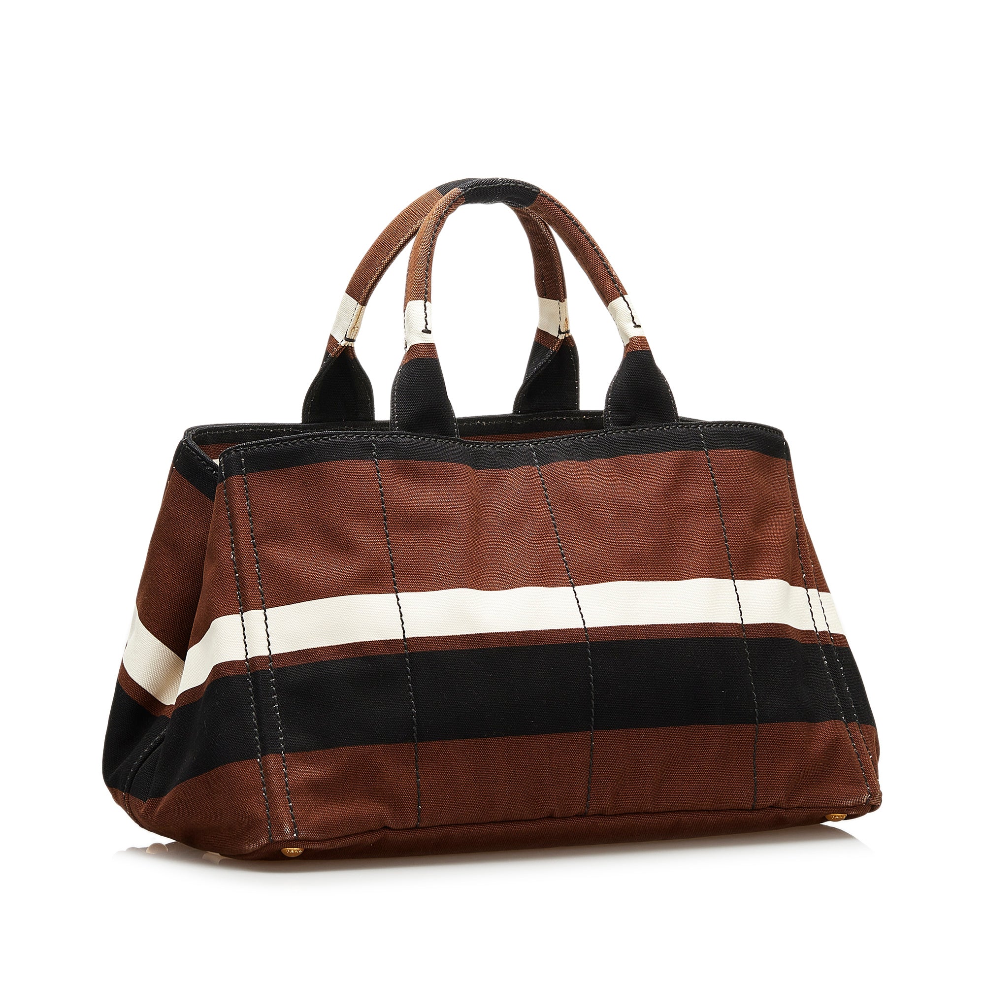 Striped Canapa Handbag_1