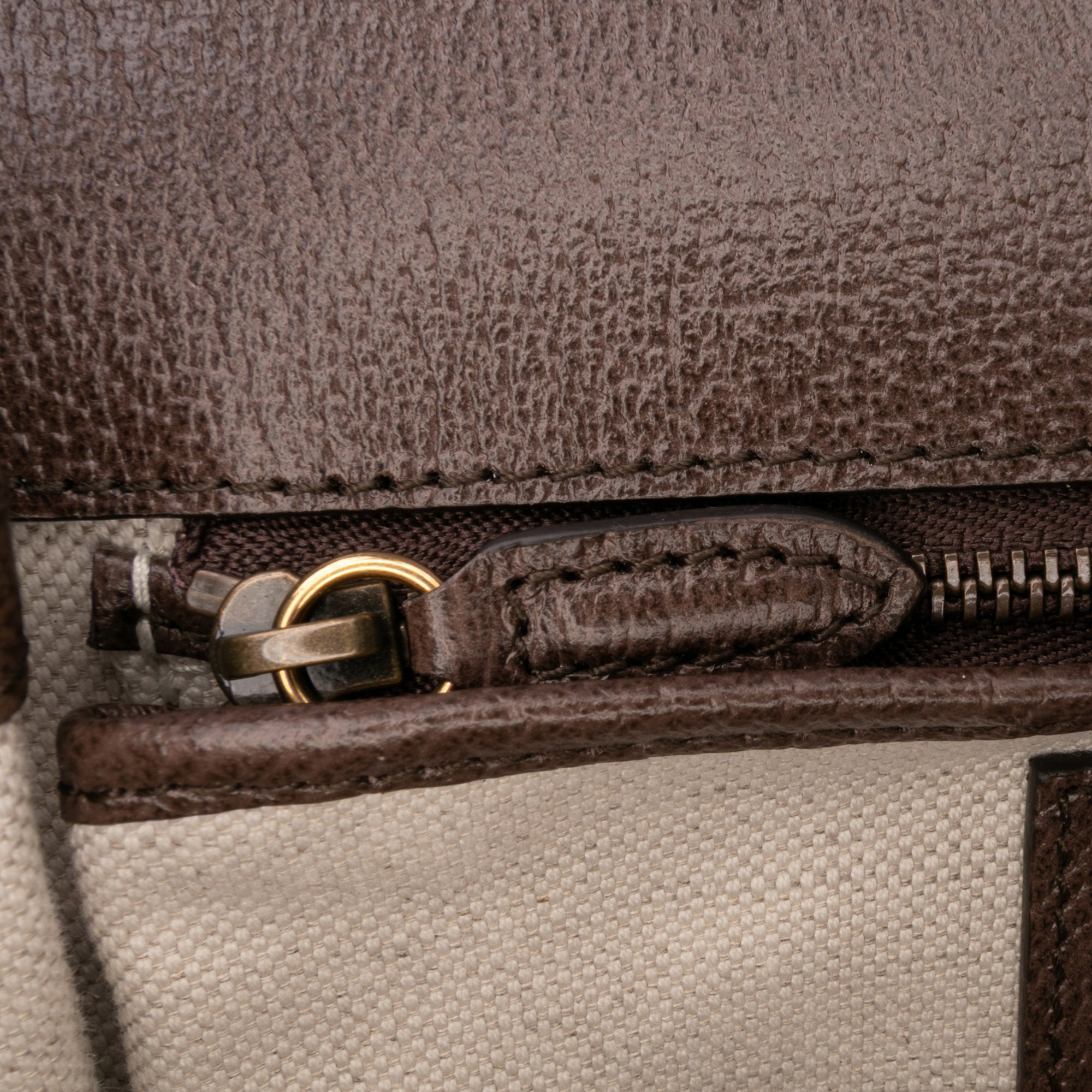 100th Anniversary Medium Canvas 1947 Bamboo Top Handle Bag